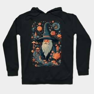 Whimsical Wizard - Cartoon Style - Fantasy Hoodie